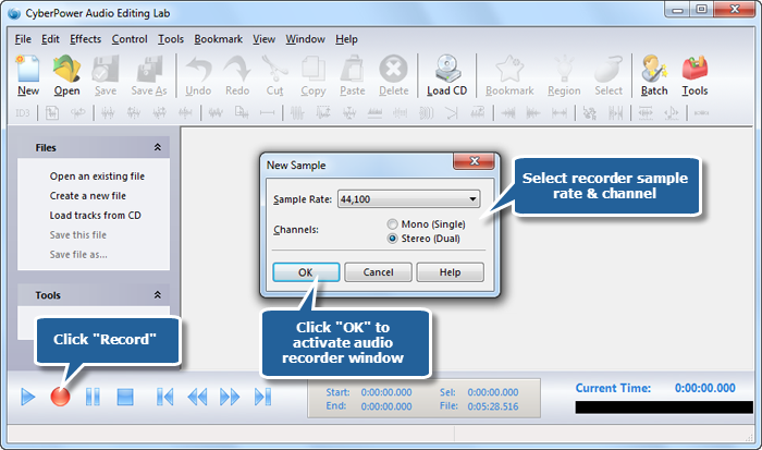 Activate Audio Recorder Activate Audio Recorder