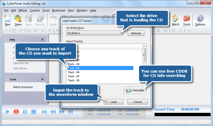 Choose the Device and Select the Track Choose the Device and Select the Track