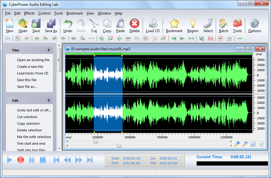 The audio editor that meets all your demands of recording and editing audio.