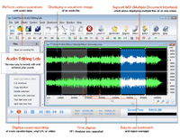 CyberPower Audio Editing Lab interface